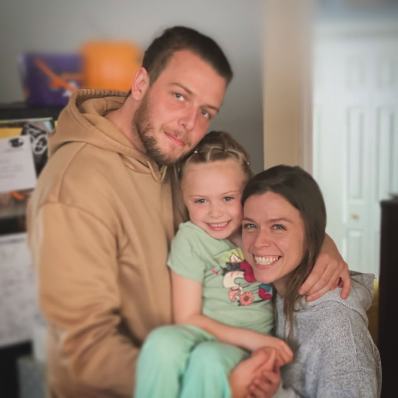 James spending time with his cousin and niece